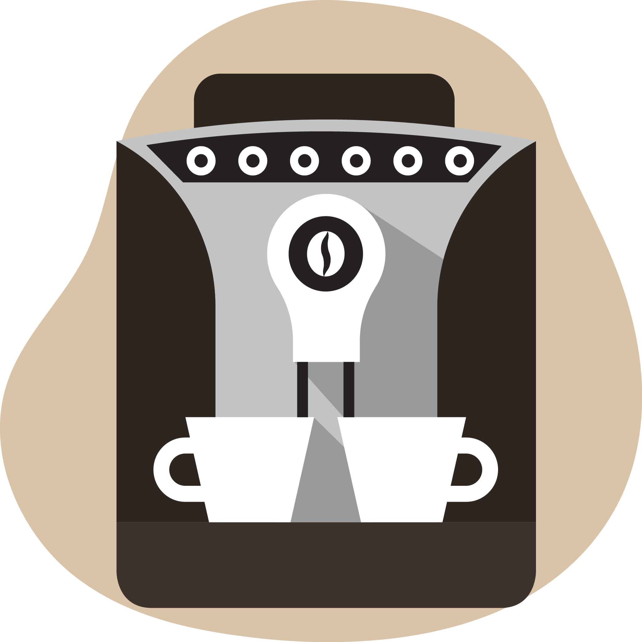 Symbol für Vollautomat (Haushalt)